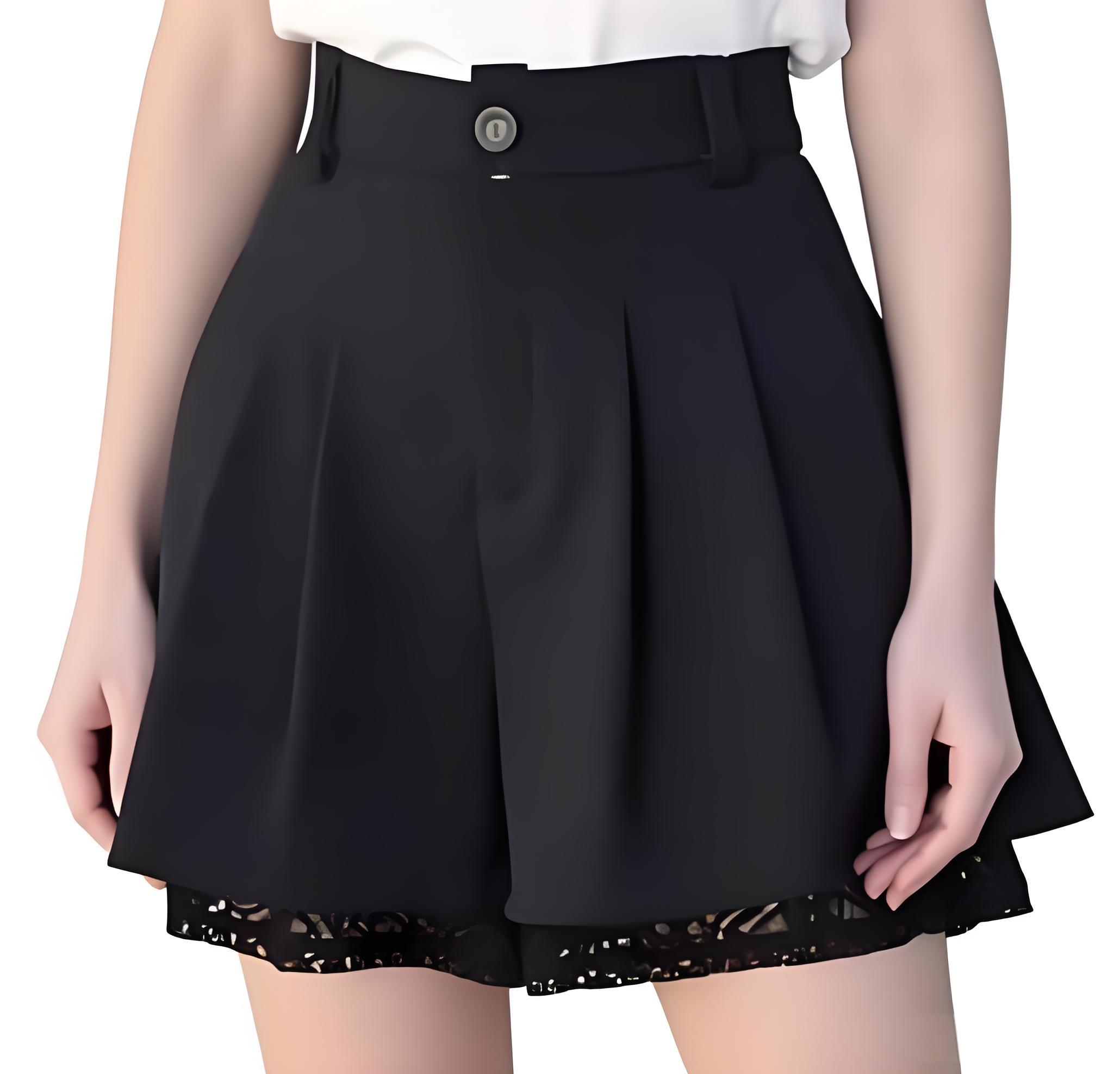Women'S Formal Wear With Pants - Women High Waist Tailored Trousers Culottes