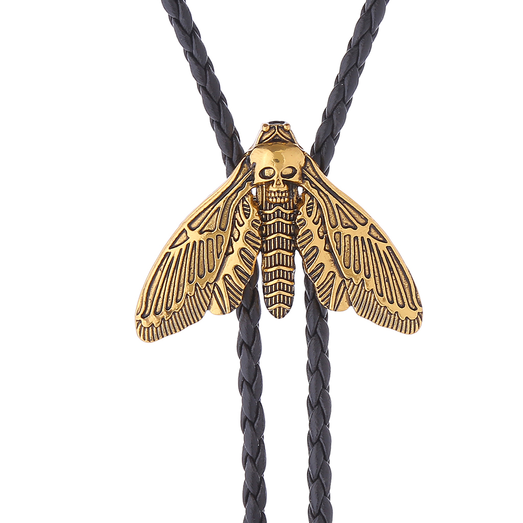 Women Formal Wear Western - Fashion Animal Moth Bolo Tie -