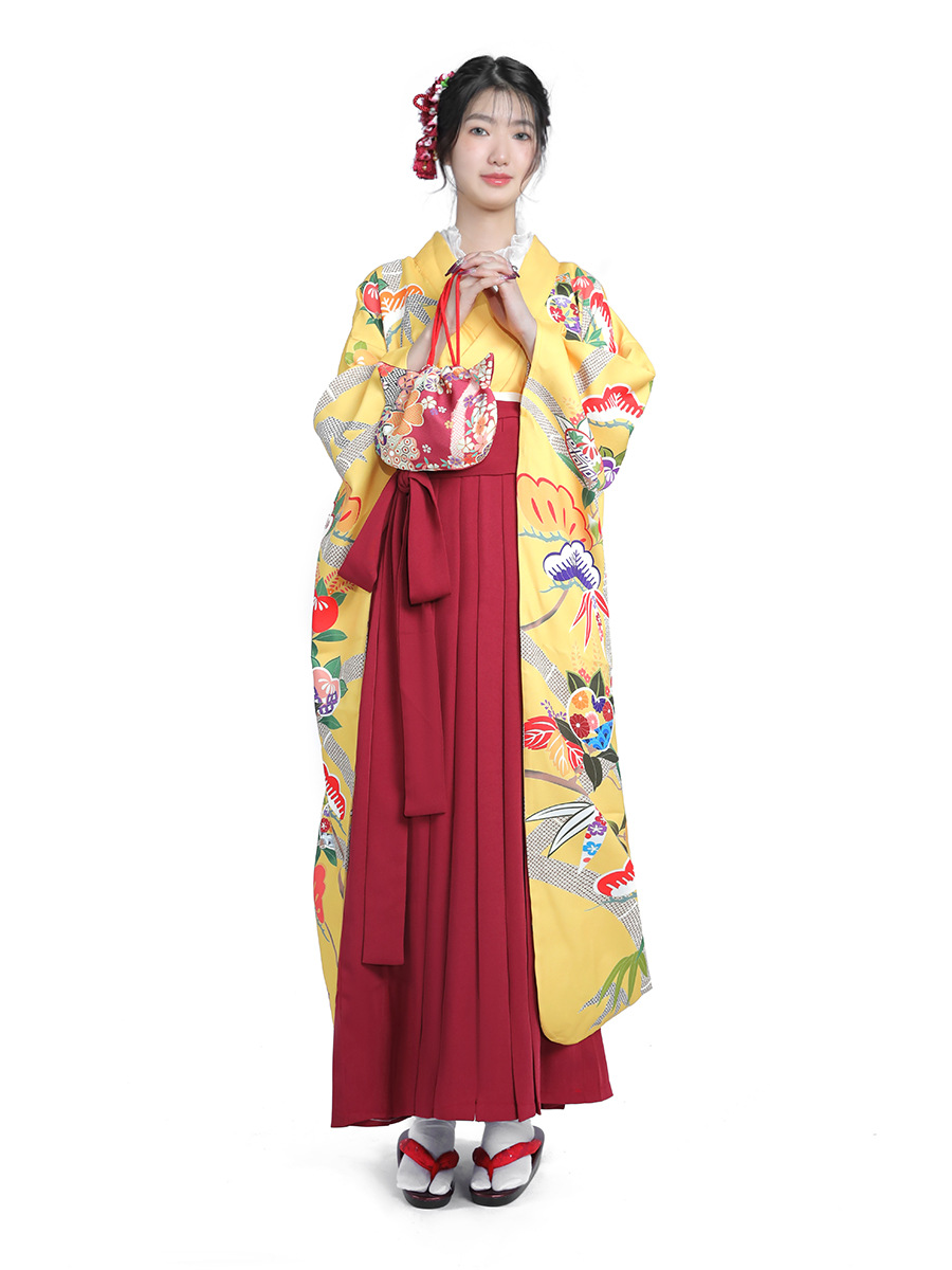 Women'S Formal Traditional Wear - Women's Japanese Kimono Set Wabi-Sabi Style