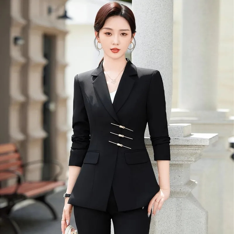 2025 Fashion White Red Black B - Women Formal Wear Blazer Set 评论和价格