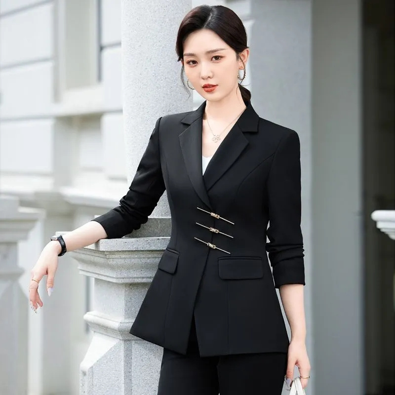 2025 Fashion White Red Black B - Women Formal Wear Blazer Set 评论和价格