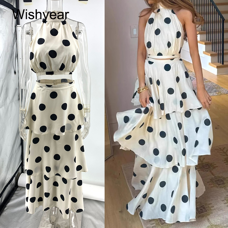 Wishyear Polka Dot Printed 2-P - Shift Dress Sleeveless 评论和价格