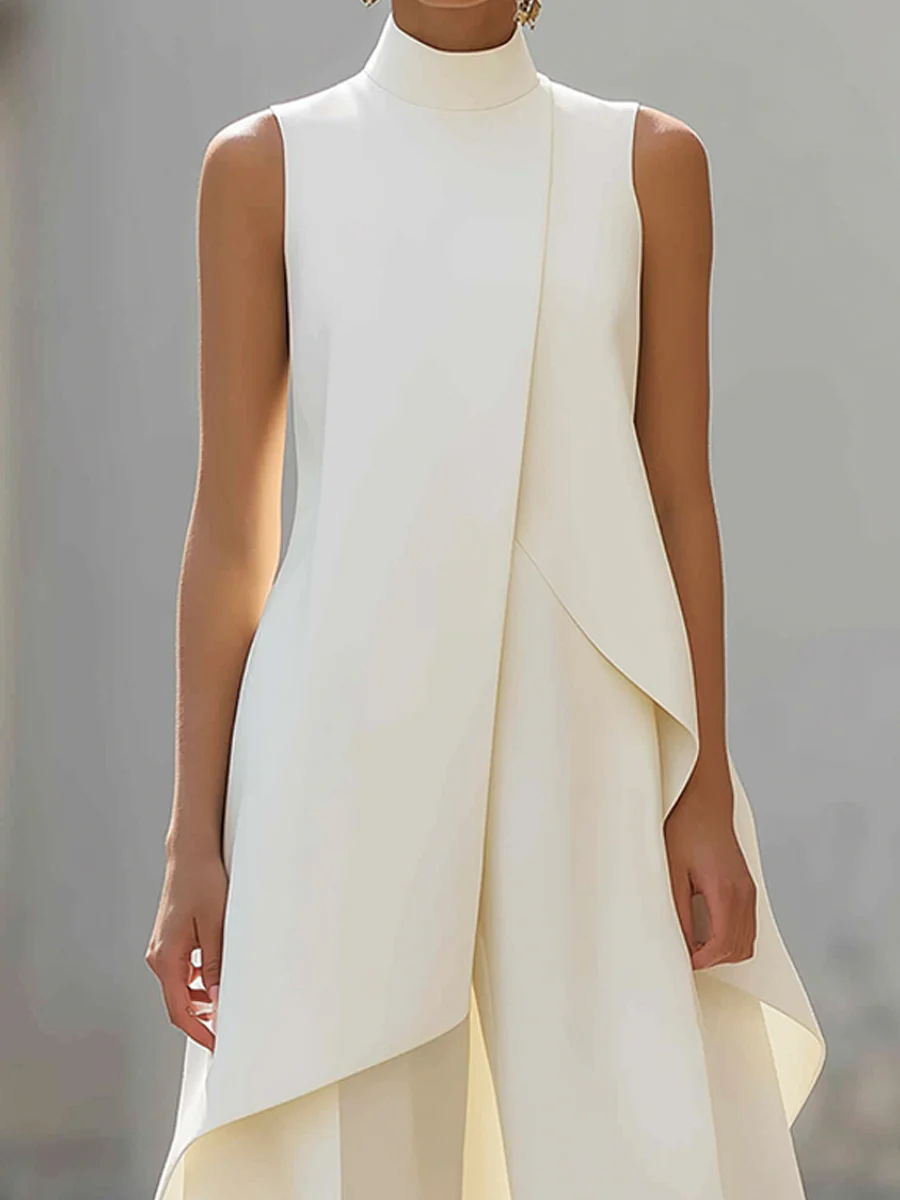 Women Stand Neck Sleeveless La - Women'S Formal Wear With Pants 评论和价格