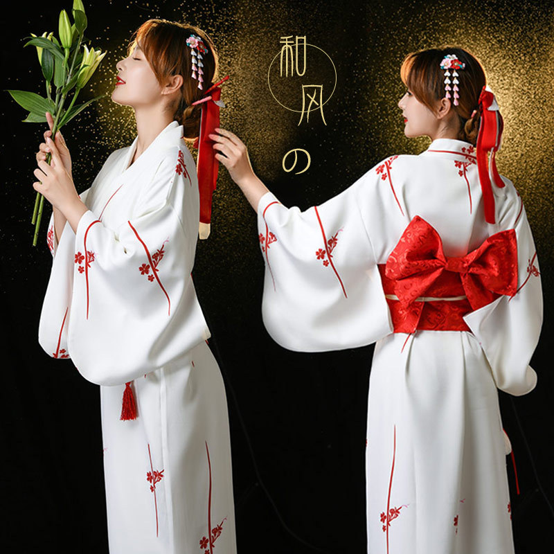 Anime Cos Japanese Style Dress - Women'S Formal Traditional Wear 评论和价格