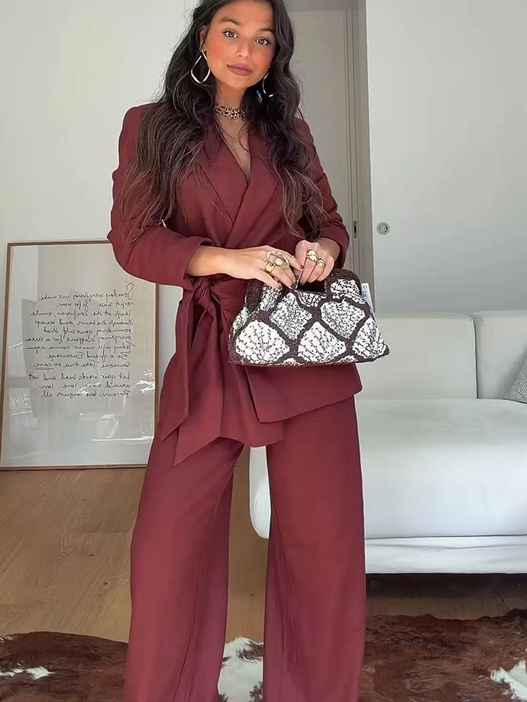Fashion Office Ladies Blazer P - Women'S Formal Wear With Pants 评论和价格