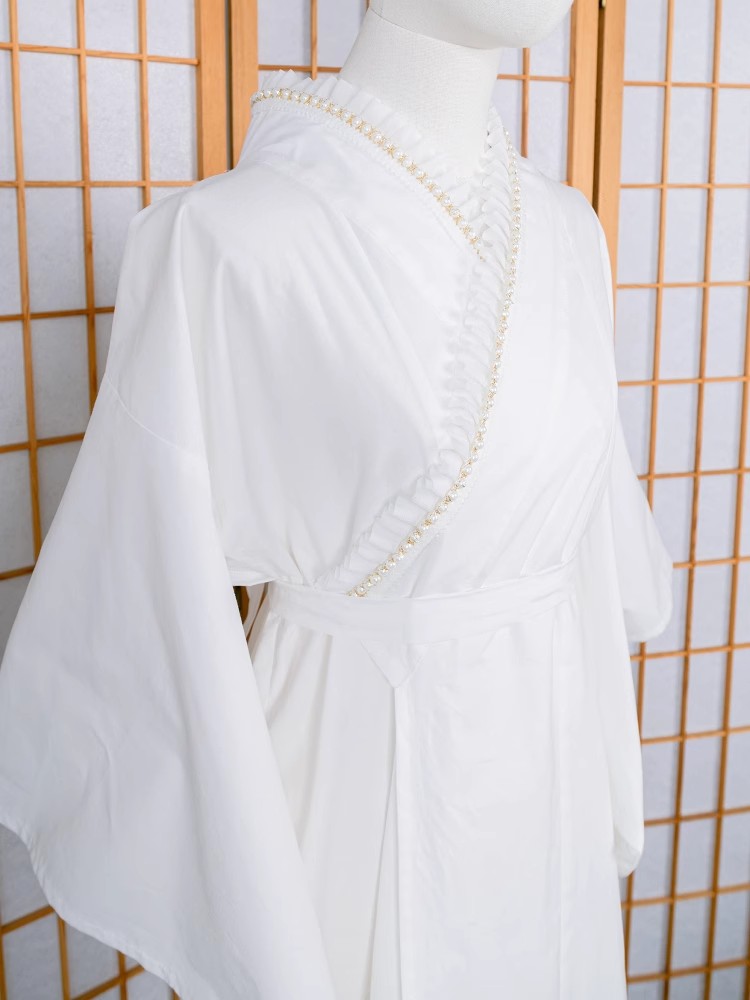 Lace-Trimmed Kimono Undergarme - Women'S Formal Traditional Wear 评论和价格