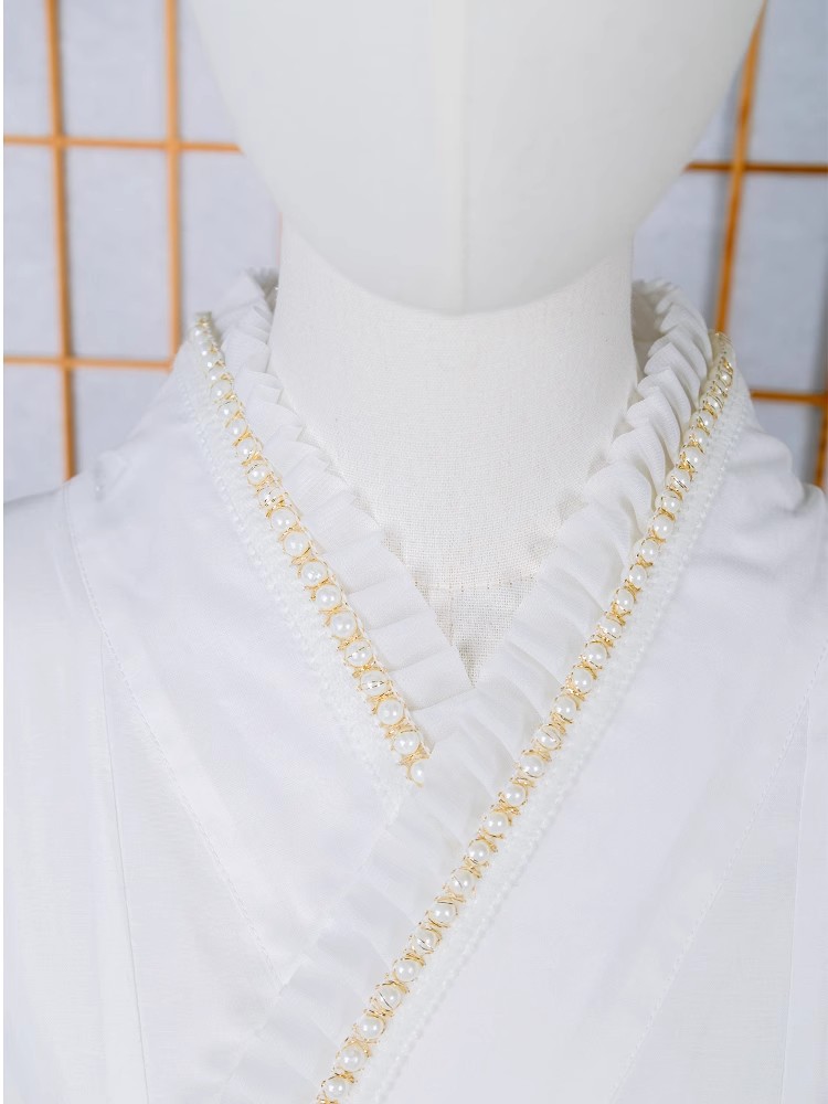 Lace-Trimmed Kimono Undergarme - Women'S Formal Traditional Wear 评论和价格
