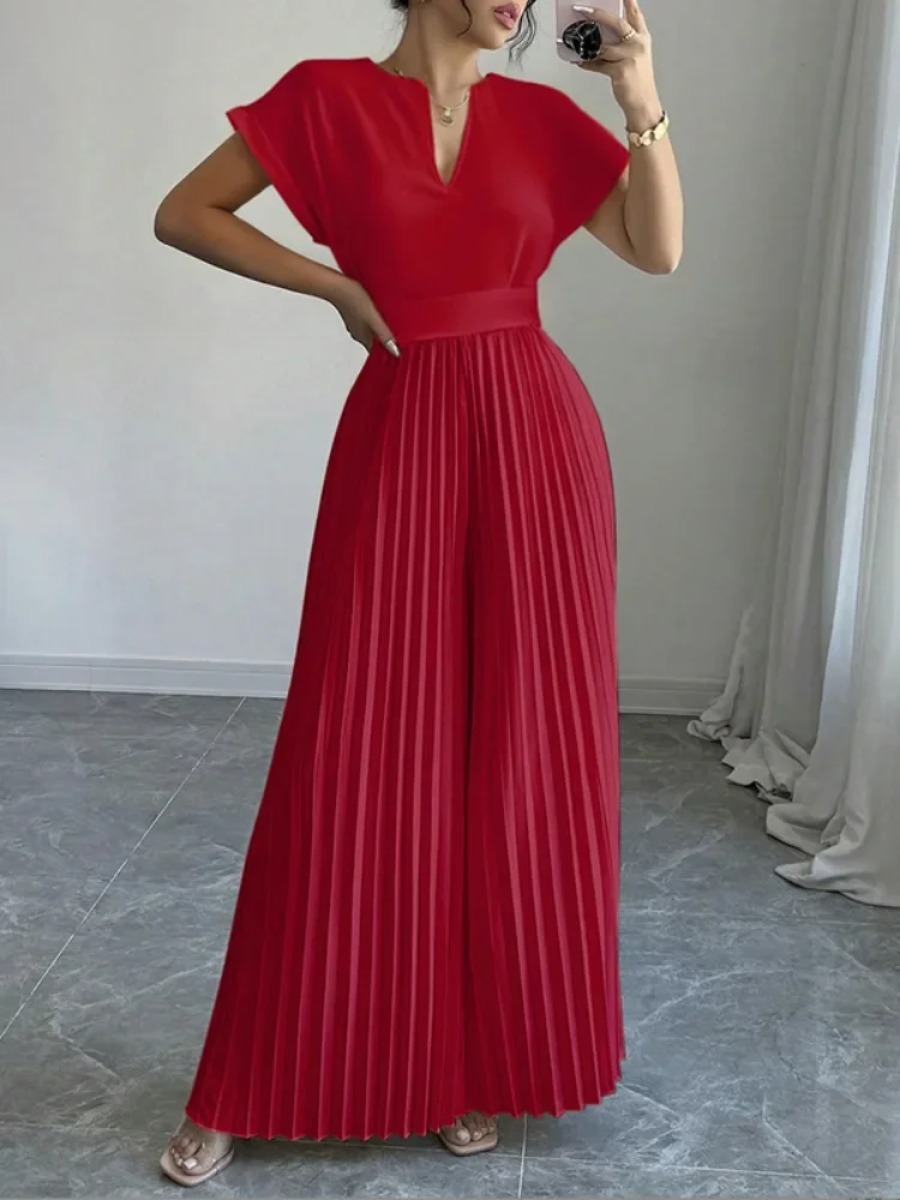 Women Notch Split V Neck Cap S - Women'S Formal Wear With Pants 评论和价格