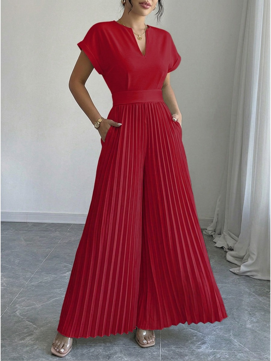 Women Notch Split V Neck Cap S - Women'S Formal Wear With Pants 评论和价格
