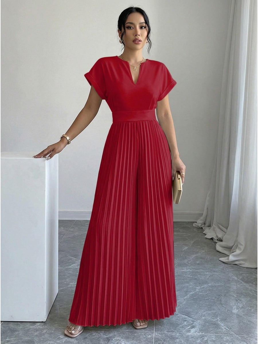 Women Notch Split V Neck Cap S - Women'S Formal Wear With Pants 评论和价格