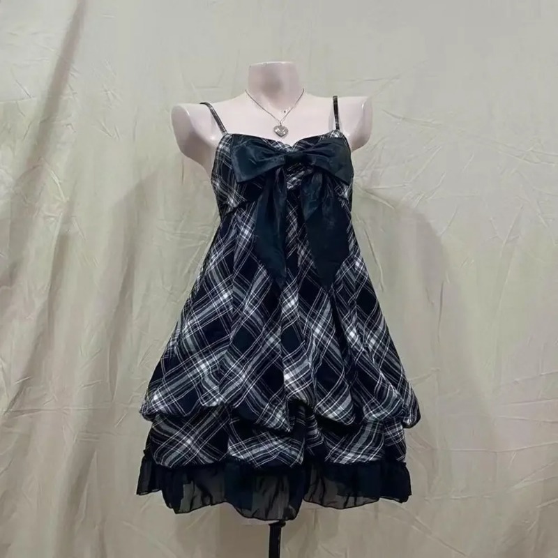 Kawaii Japanese Lolita Two Pie - Shift Dress Sleeveless 评论和价格