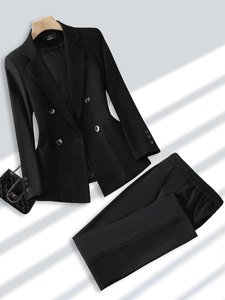 Fashion Ladies Pant Suit Forma - Women Formal Wear Blazer Set 评论和价格