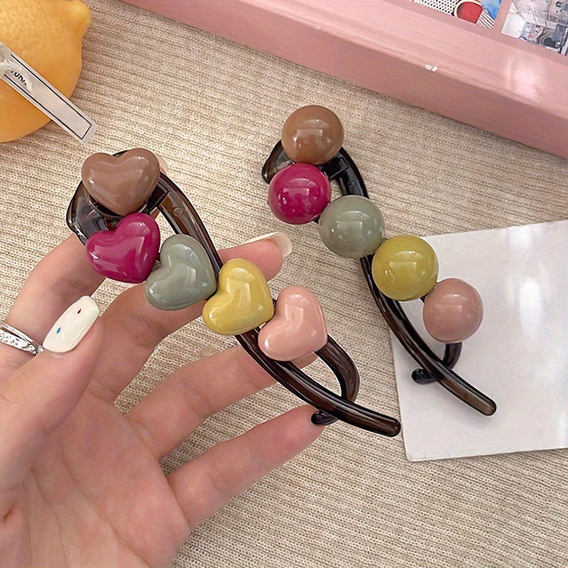 1pc Elegant Heart Twist Hair C - Women Formal Wear Look 评论和价格