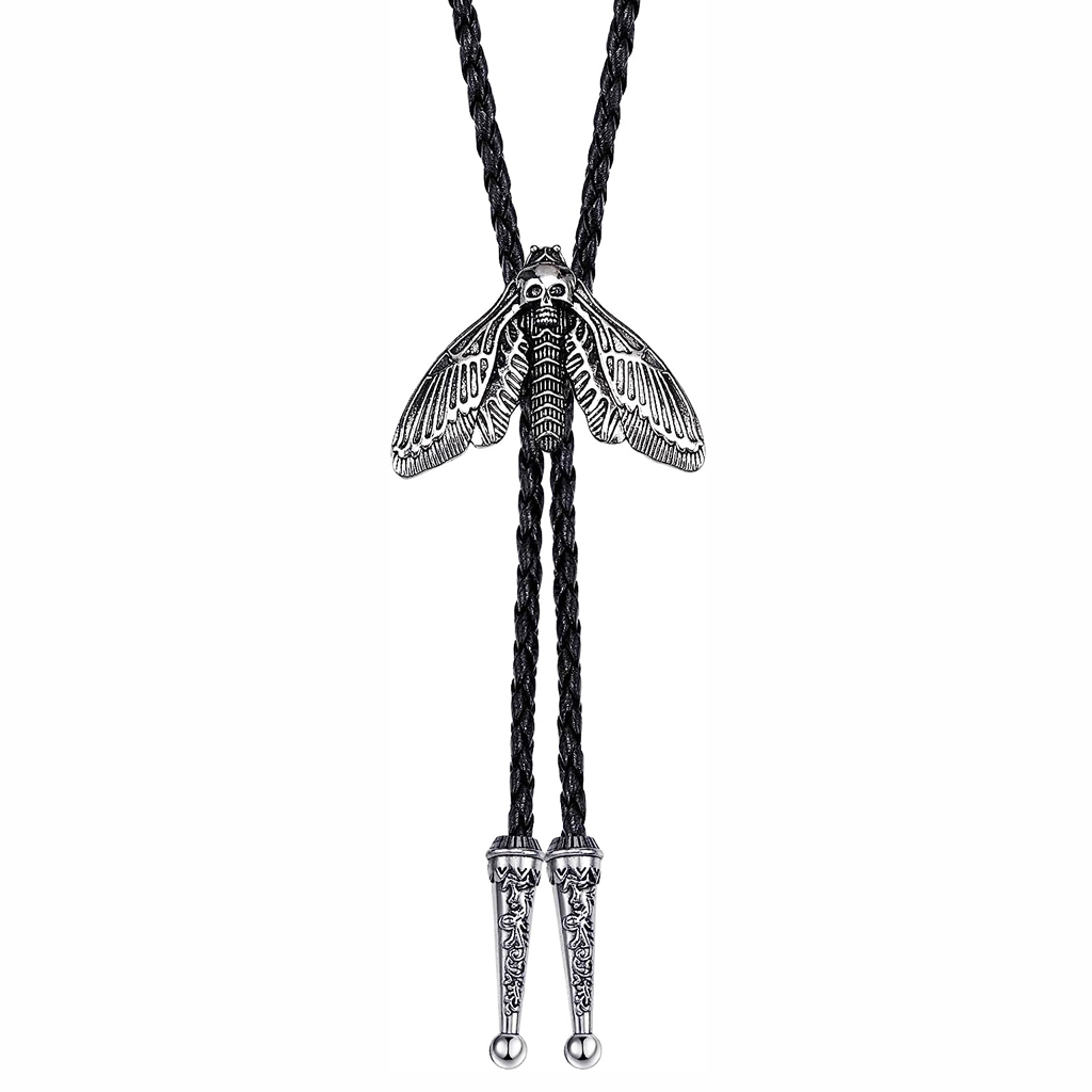 Fashion Animal Moth Bolo Tie - - Women Formal Wear Western 评论和价格
