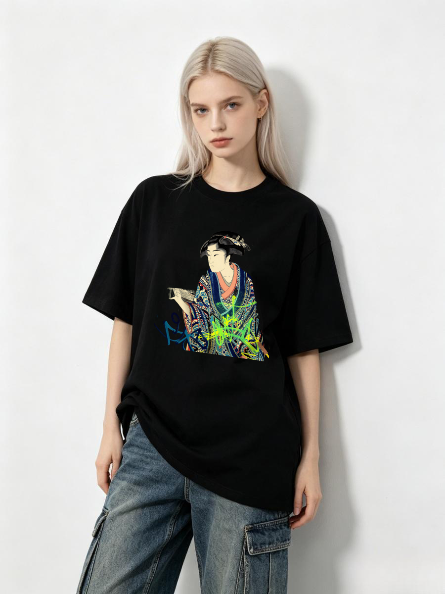 T Shirts For Woman Rune Patter - Women'S Formal Traditional Wear 评论和价格