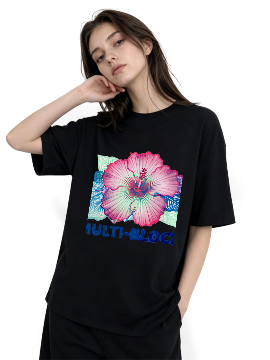 T Shirts Woman Block Print Han - Women'S Formal Traditional Wear 评论和价格