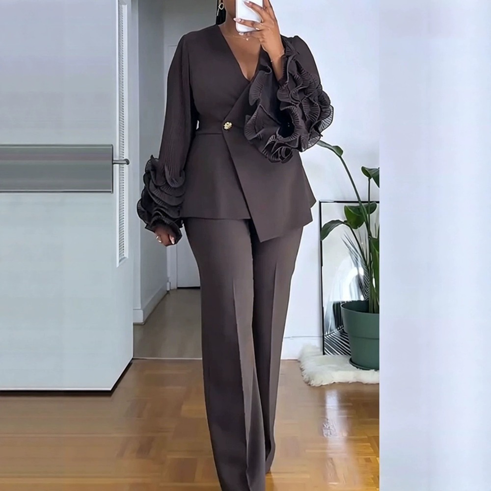 Women's 2‑Piece Pant Suit Deep - Women'S Formal Wear With Pants 评论和价格