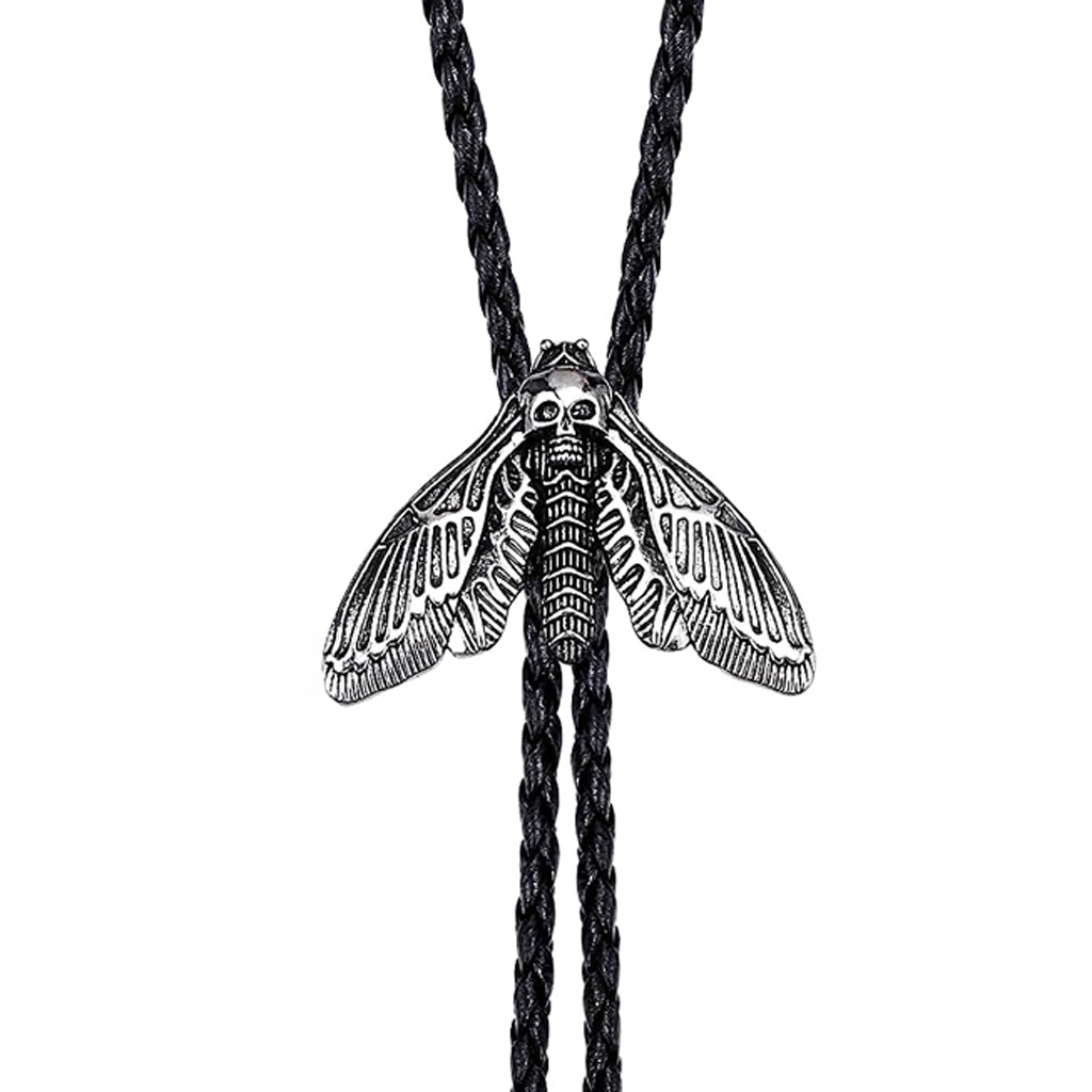 Fashion Animal Moth Bolo Tie - - Women Formal Wear Western 评论和价格