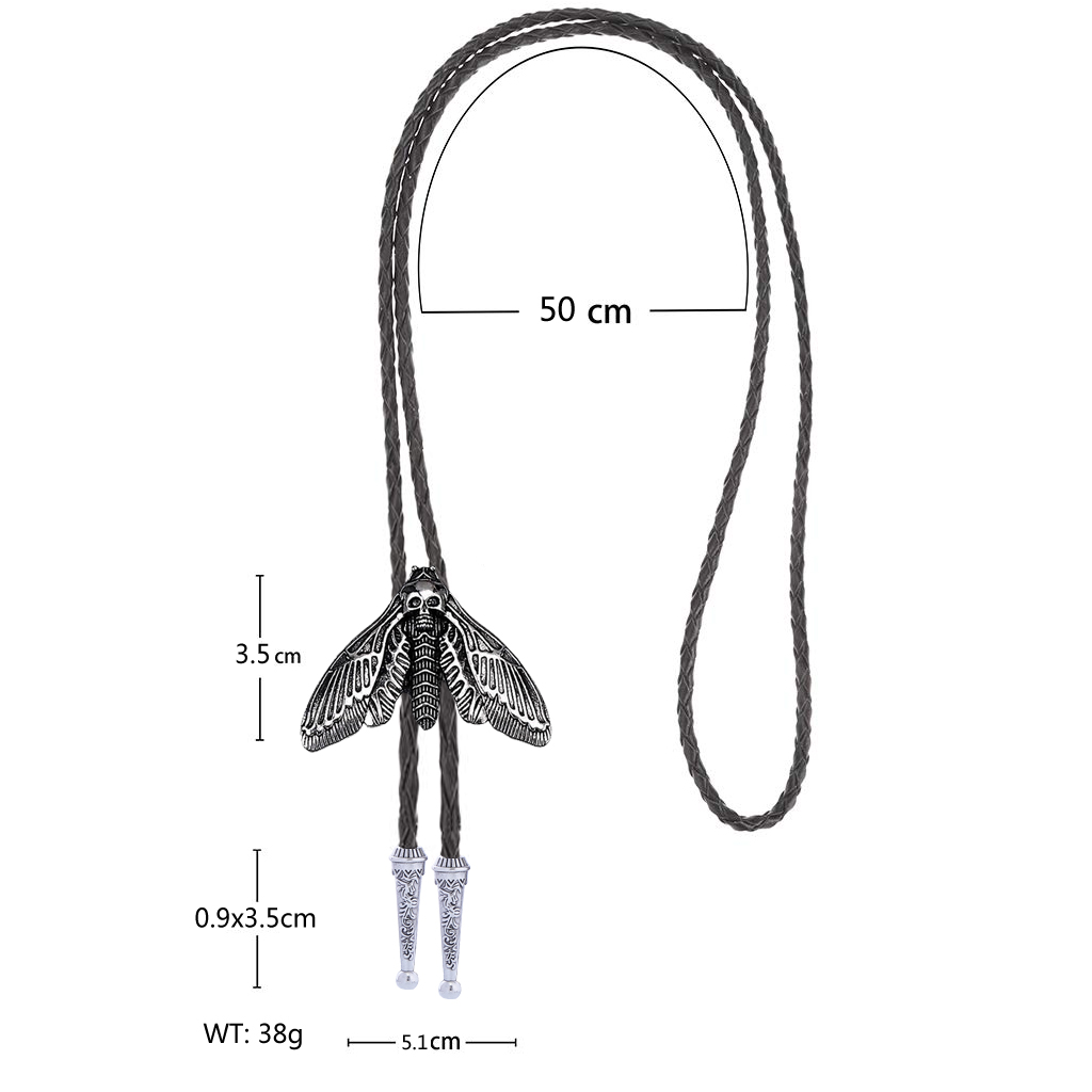 Fashion Animal Moth Bolo Tie - - Women Formal Wear Western 评论和价格