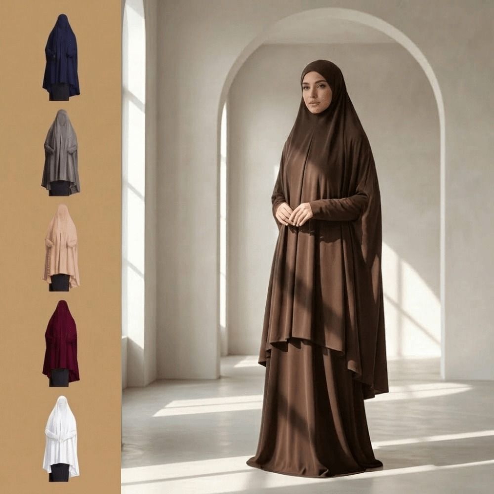 Caftan Plain Muslim Abayas Mod - Women'S Formal Traditional Wear 评论和价格