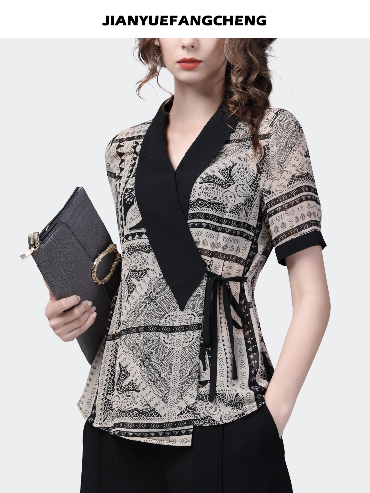 Luxury Black & White Geometric - Women Formal Wear Stitching 评论和价格