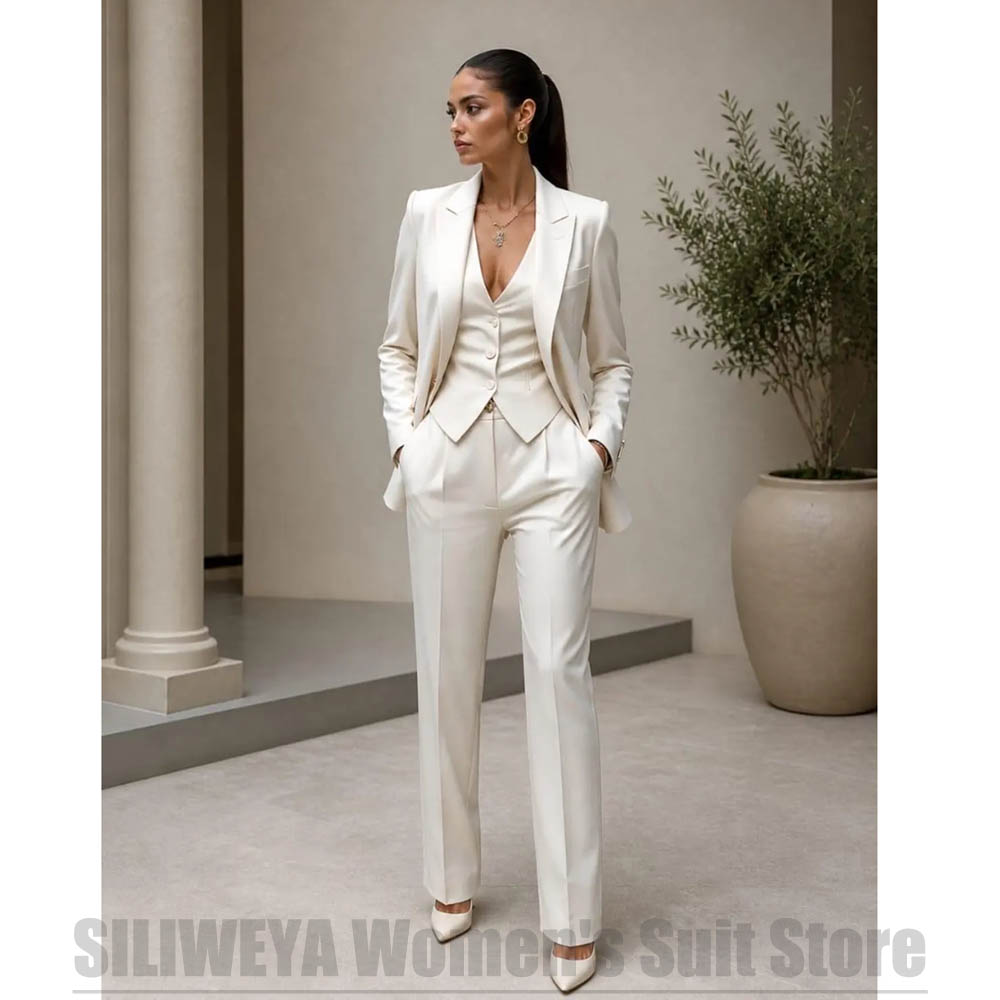 Women 3 Piece Suit Set Blazer  - Women Formal Wear Blazer Set 评论和价格