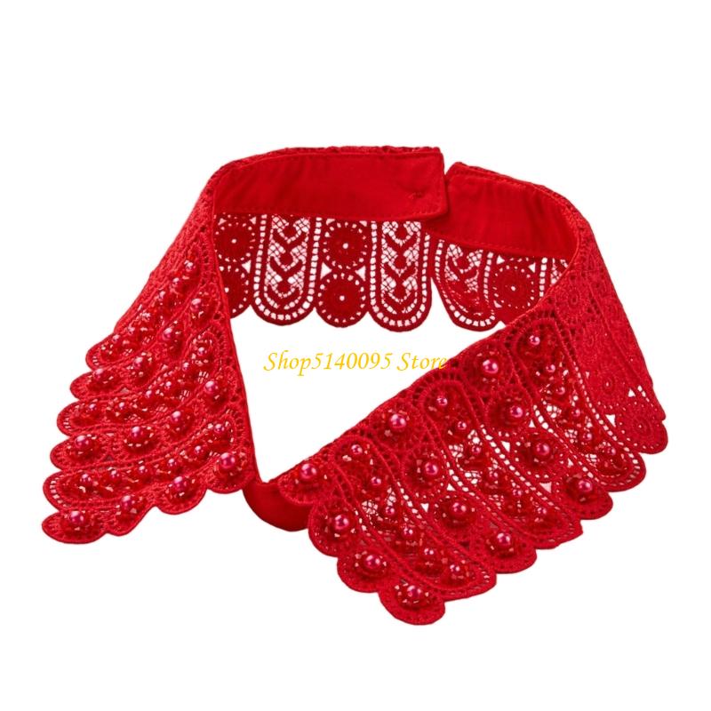 DXAE Stylish Lace Neckpiece wi - Women Formal Wear Look 评论和价格