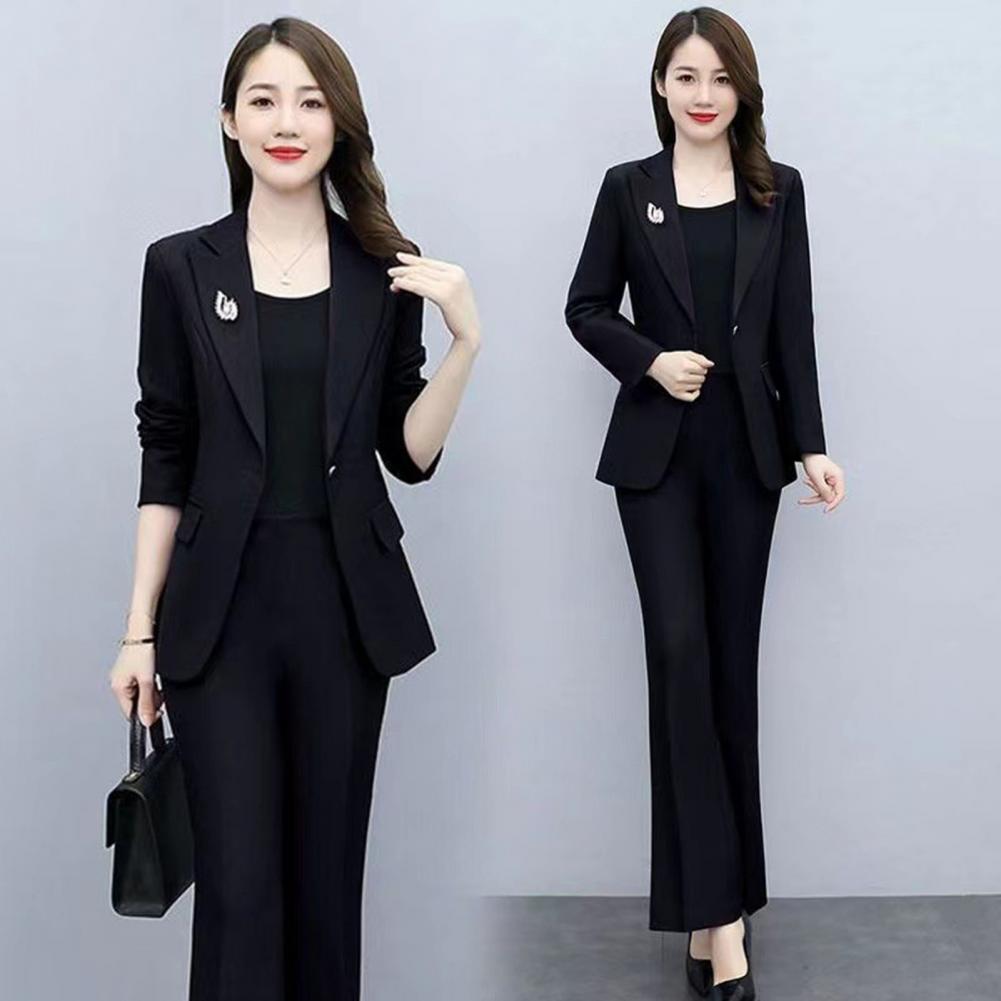 2 Pcs/Set Lady Formal Coat Pan - Women'S Formal Wear With Pants 评论和价格