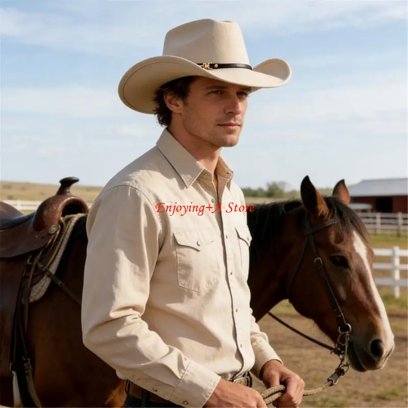 PXPB Roll Brims Cowboy Cap for - Women Formal Wear Western 评论和价格