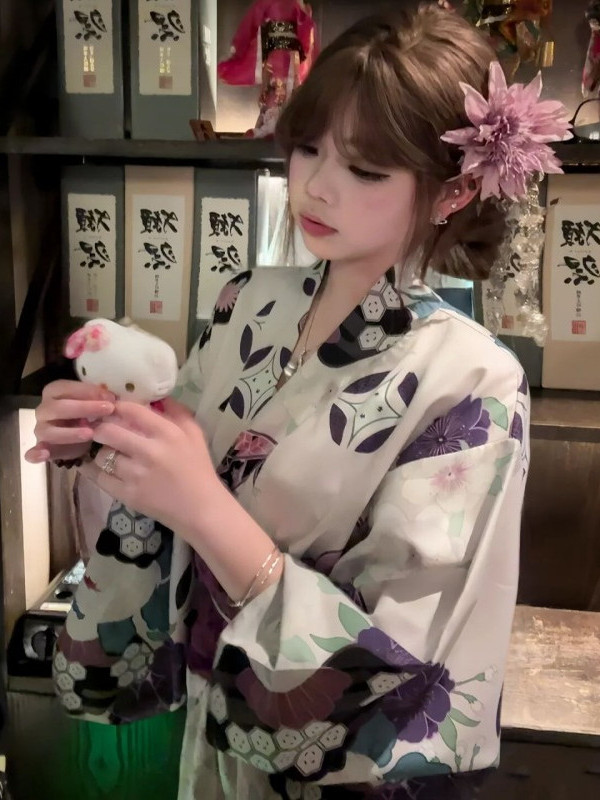 Traditional Purple Kimono Bath - Women'S Formal Traditional Wear 评论和价格