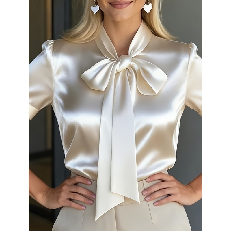 Women'S Elegant Short-Sleeve S - Women Formal Wear Stitching 评论和价格