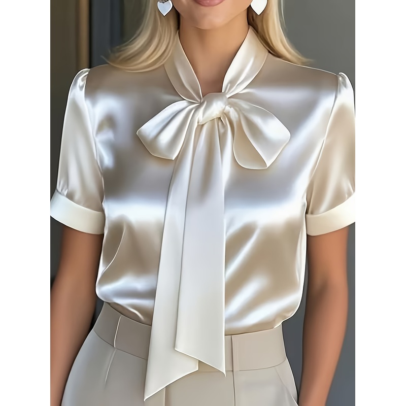 Women'S Elegant Short-Sleeve S - Women Formal Wear Stitching 评论和价格