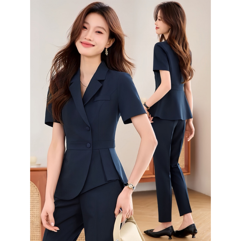 Navy blue women's thin profess - Women Formal Wear Store 评论和价格